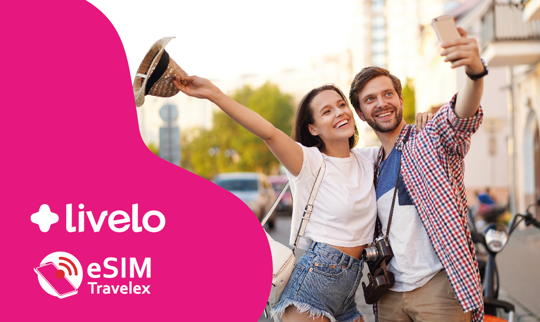 Junte pontos Livelo ao comprar seu eSIM Travelex